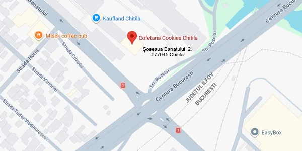 Hartă Cofetăria Cookies Kaufland Chitila
